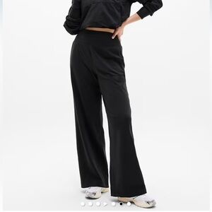 Athleta Venice Wide Leg Black Pant size 2X Casual Office